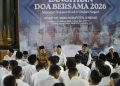 Ribuan Siswa Kelas Akhir se-Kabupaten Jombang Gelar Doa Bersama di Masjid Agung Baitul Mukminin