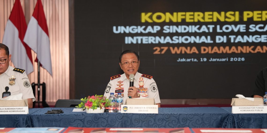 Imigrasi Bongkar Sindikat Love Scamming Internasional di Tangerang, 27 WNA Diamankan
