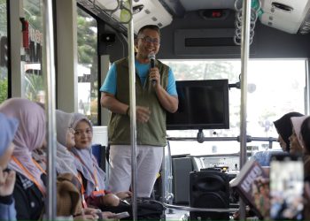 Disarpus Kota Kediri Luncurkan TransLiteria, Inovasi Membaca Ceria di Atas Transportasi Umum