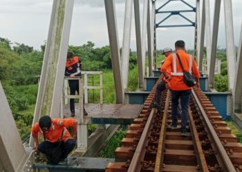 Pasca Pencurian Baut Rel, KAI Daop 7 Madiun Perketat Pengawasan Jalur