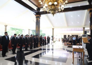 Bupati Warsubi Lantik 84 Pejabat Manajerial, Tegaskan Rotasi untuk Percepat Kinerja Pemkab Jombang