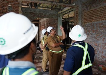 Rehabilitasi Kantor Pemkab Kediri Capai 6 Persen, Gedung Bupati dan Setda Bakal Dilengkapi Hidran dan Pendeteksi Api