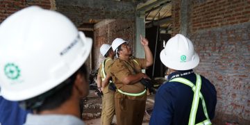 Rehabilitasi Kantor Pemkab Kediri Capai 6 Persen, Gedung Bupati dan Setda Bakal Dilengkapi Hidran dan Pendeteksi Api