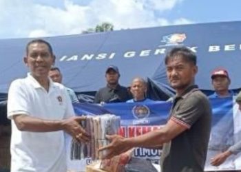 Bantuan Kemanusiaan dari PWI Jatim dan Jurnalis Siaga Bencana Malang Raya Tiba di Aceh Utara