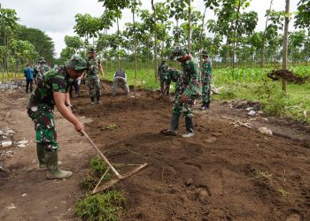 TMMD ke-127 Dimulai, Pemkab Kediri dan Kodim 0809 Percepat Pembangunan Akses Desa Gadungan