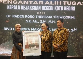 Apresiasi Wali Kota Kediri saat Pisah Sambut Kajari