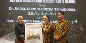 Apresiasi Wali Kota Kediri saat Pisah Sambut Kajari