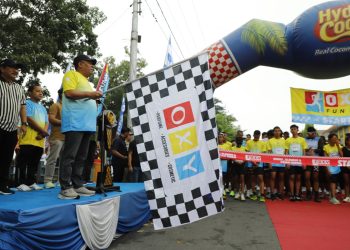 Wakil Bupati Jombang Lepas Peserta Oxy Fun Run 2026