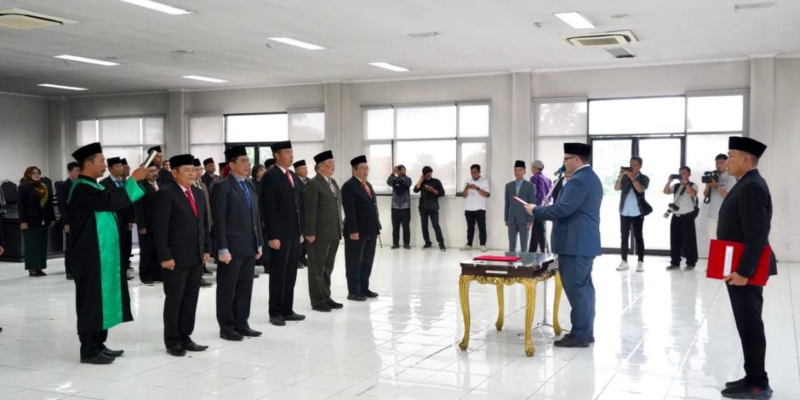 Bupati Kediri Lantik Lima Kepala Dinas