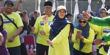 Wakil Wali Kota Kediri Hadiri Senam Bersama Warga Setonopande