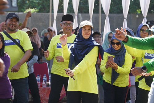 Wakil Wali Kota Kediri Hadiri Senam Bersama Warga Setonopande