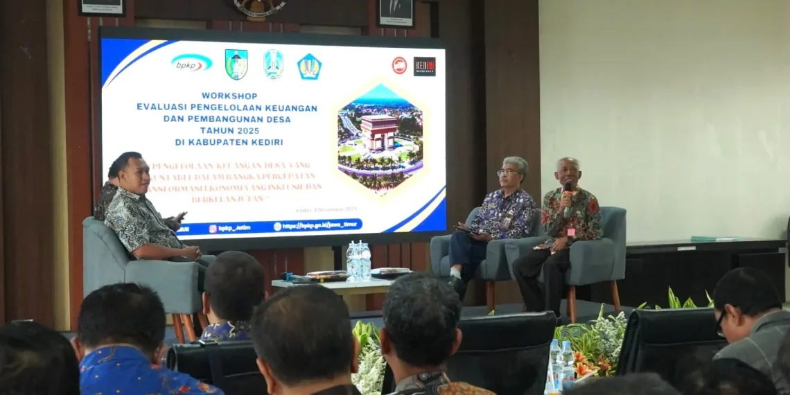 Pemkab Kediri Gelar Workshop Evaluasi Pengelolaan Keuangan Desa 2025