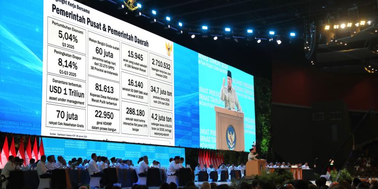 Bupati Jombang Hadiri Rakornas 2026, Tegaskan Komitmen Dukung Program Prioritas Presiden Menuju Indonesia Emas 2045