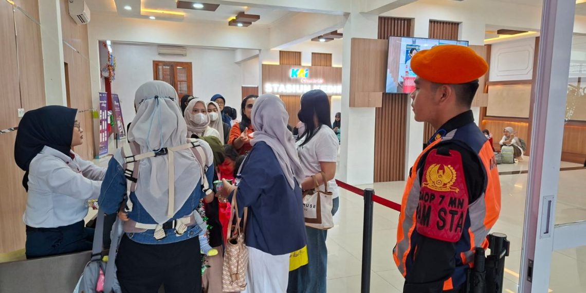 KAI Daop 7 Madiun Perketat Pengamanan Nataru 2025/2026