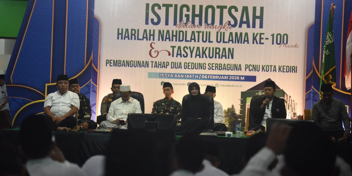 Hadir di Harlah ke-100 NU, Wali Kota Vinanda Ajak PCNU Sinergi Bangun Kota Kediri Lebih Mapan