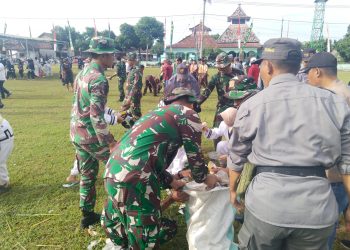 Wujud Kemanunggalan TNI-Rakyat, Ratusan Personel Gabungan Siap Sukseskan TMMD ke-127 di Puncu Kediri