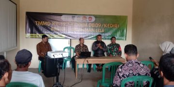 TMMD ke-127 Kediri: Gandeng Dinas Perikanan, Satgas Perkuat Kapasitas Pembudidaya Lele di Puncu