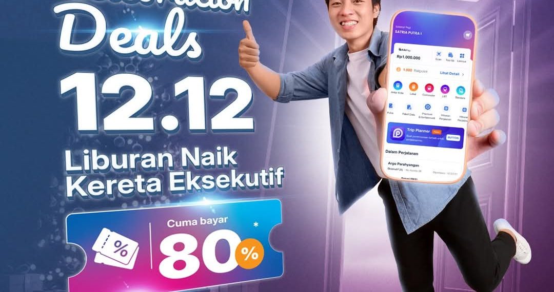 KAI Daop 7 Madiun Hadirkan Promo Diskon 12.12 untuk Tiket Kereta Eksekutif