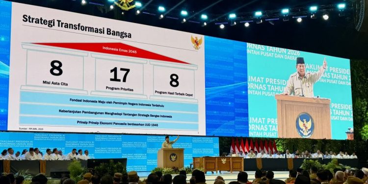Hadiri Rakornas 2026, Bupati Kediri Tegaskan Sinergi Pusat dan Daerah Dukung Program Presiden Menuju Indonesia Emas 2045