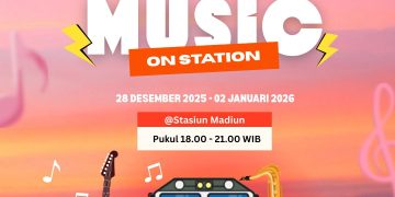 KAI Daop 7 Madiun Hadirkan Live Music di Stasiun Saat Nataru