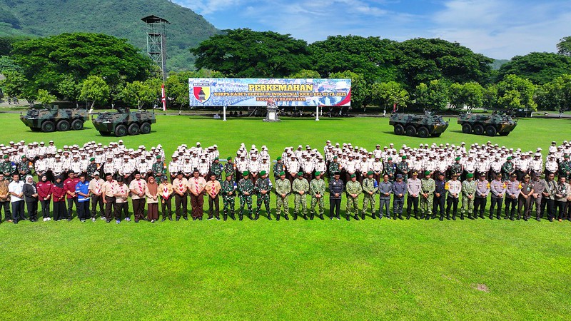 Wakil Wali Kota Kediri Hadiri Pembukaan Latihan Persami dan Bela Negara KKRI 2025 di Brigif 16/Wira Yudha
