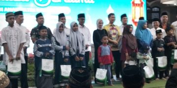 Wujud Kepedulian Ramadan, Ponpes Wali Barokah Santuni Ratusan Anak Yatim dan Dhuafa