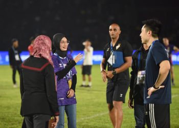 Saksikan Langsung di Brawijaya, Mbak Wali Puji Kemenangan Dramatis Persik Kediri