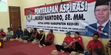 Serap Aspirasi Dapil I, Ketua DPRD Kabupaten Kediri Murdi Hantoro Kawal Usulan Infrastruktur hingga UMKM
