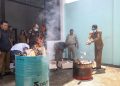 Cegah Peredaran Ilegal, Pemkot Kediri Musnahkan Puluhan Ribu Batang Rokok Hasil Pelatihan DBHCHT