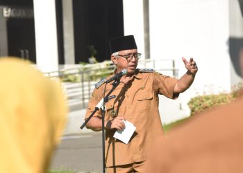 Pimpin Apel Perdana Pasca-Lebaran, Gus Qowim Ajak ASN Kota Kediri Waspadai Geopolitik Global