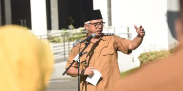 Pimpin Apel Perdana Pasca-Lebaran, Gus Qowim Ajak ASN Kota Kediri Waspadai Geopolitik Global
