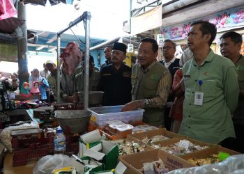 Pantau Pasar Ploso, Pemkab Jombang Pastikan Harga Pangan Stabil Jelang Idulfitri