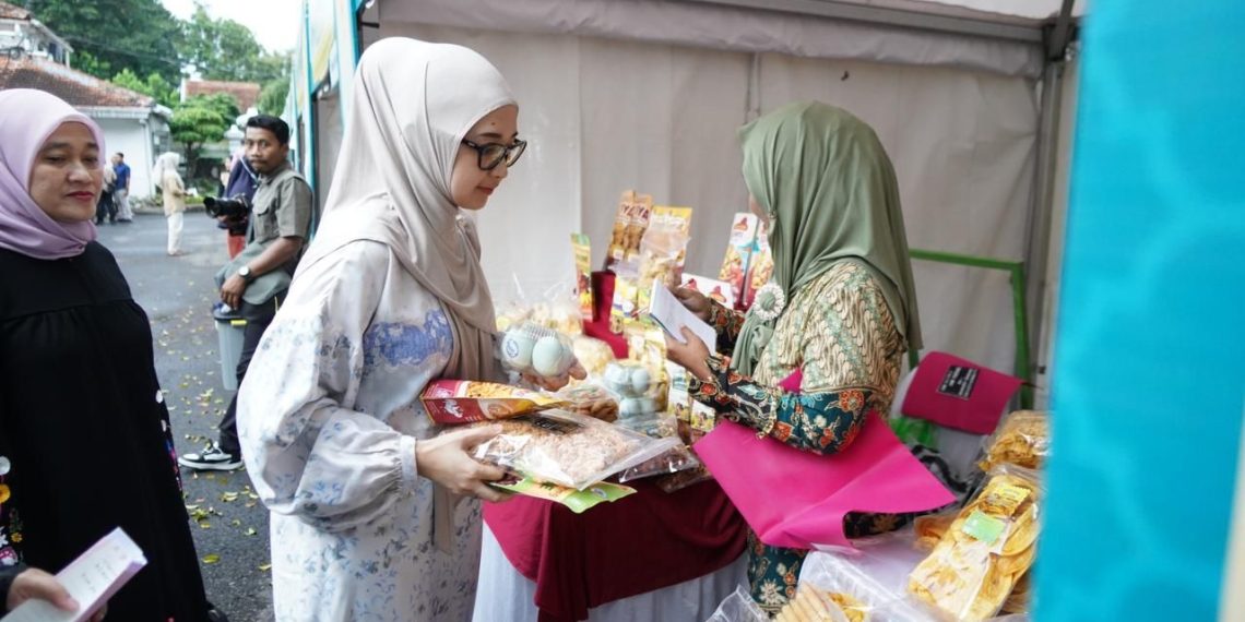 Padukan Spiritual dan Ekonomi, TP PKK Kabupaten Kediri Gelar Pondok Ramadan serta Bazar UMKM