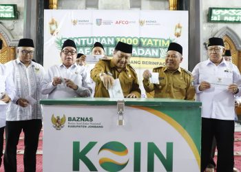 Warsubi Luncurkan Gerakan Jombang Berinfaq dan Santuni 1.000 Anak Yatim