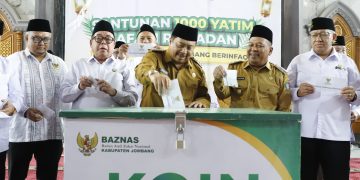 Warsubi Luncurkan Gerakan Jombang Berinfaq dan Santuni 1.000 Anak Yatim