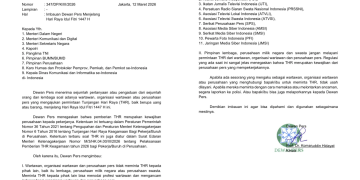 Jaga Independensi, Dewan Pers Larang Wartawan dan Media Minta THR ke Instansi Pemerintah Maupun Swasta