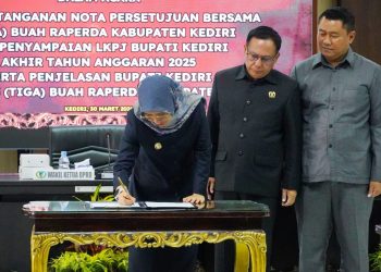 Sektor Pertanian dan Investasi Diperkuat, Pemkab Kediri Bersama DPRD Setujui Dua Raperda Strategis