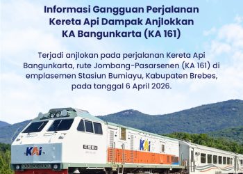 Dampak Kereta Anjlok di Bumiayu, 8 KA Jarak Jauh Alami Keterlambatan Masuk Wilayah Daop 7 Madiun