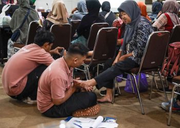 Cegah Komplikasi Kaki Diabetes, Dinkes Kota Kediri Berdayakan 115 Peserta Prolanis Lewat Workshop Senam Kaki