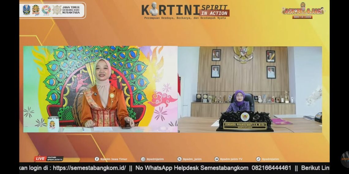 Spirit in Action, Wali Kota Vinanda Ajak Perempuan Kediri Jadi Agen Perubahan yang Berdampak Nyata
