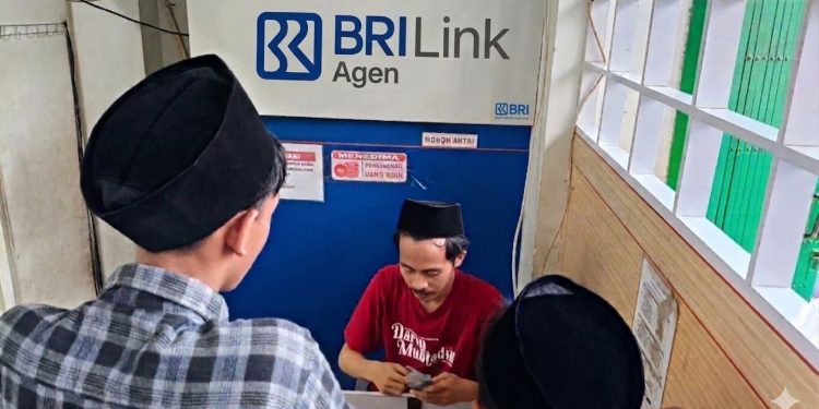 Tembus Transaksi Miliaran Rupiah, Agen BRILink Toko Assalam Lirboyo Jadi Andalan Santri