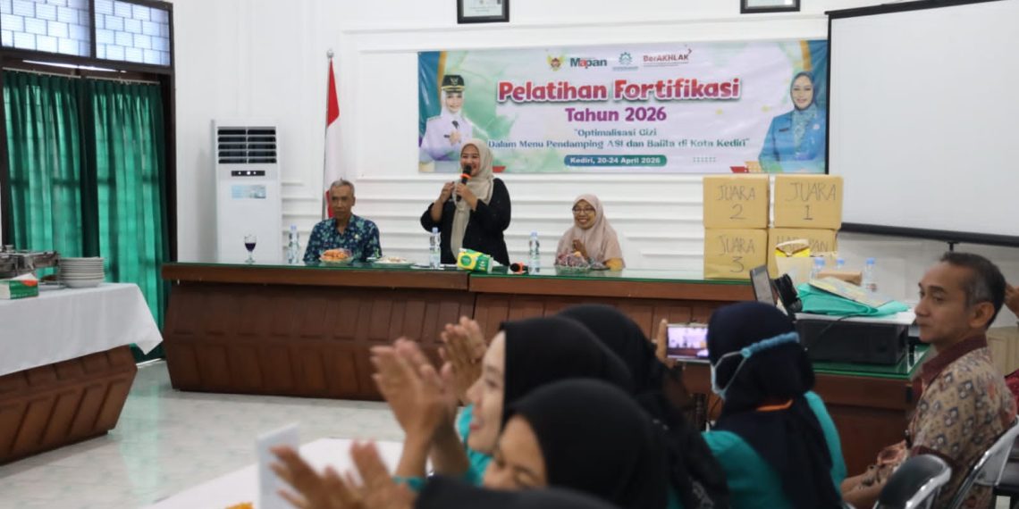 Tekan Stunting, Disperdagin Kota Kediri Bekali Kader Posyandu Ilmu Fortifikasi