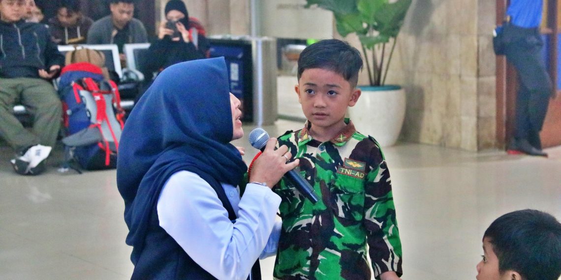 Tanamkan Budaya Safety Sejak Dini, Ratusan Siswa Ikuti Eduspoor KAI Daop 7 Madiun