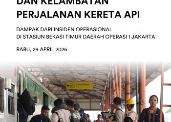 Dampak Insiden Bekasi Timur, KAI Daop 7 Madiun Batalkan Delapan Perjalanan Kereta Api