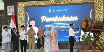 Syiarkan Nilai Al-Qur’an, Sekdakab Jombang Resmi Buka MTQ ke-32 Tingkat Kabupaten