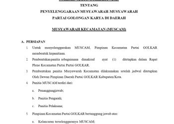 Golkar Kabupaten Kediri Buka Pendaftaran Ketua Pimpinan Kecamatan