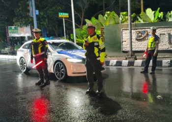 Satlantas Polres Kediri Kota Intensifkan Patroli Balap Liar