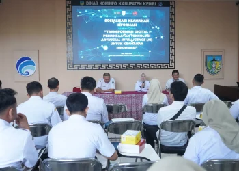 Diskominfo Kabupaten Kediri Bekali OPD Teknologi AI, Diana Herawati: AI Jadi Mitra Strategis Perkuat Keamanan Informasi
