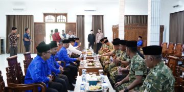 Perkuat Wawasan Kebangsaan, Dandim 0809 Kediri Silaturahmi ke Ponpes Wali Barokah