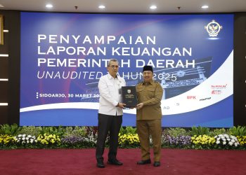 Serahkan LKPD 2025, Bupati Warsubi Optimistis Jombang Kembali Raih Opini WTP dari BPK
